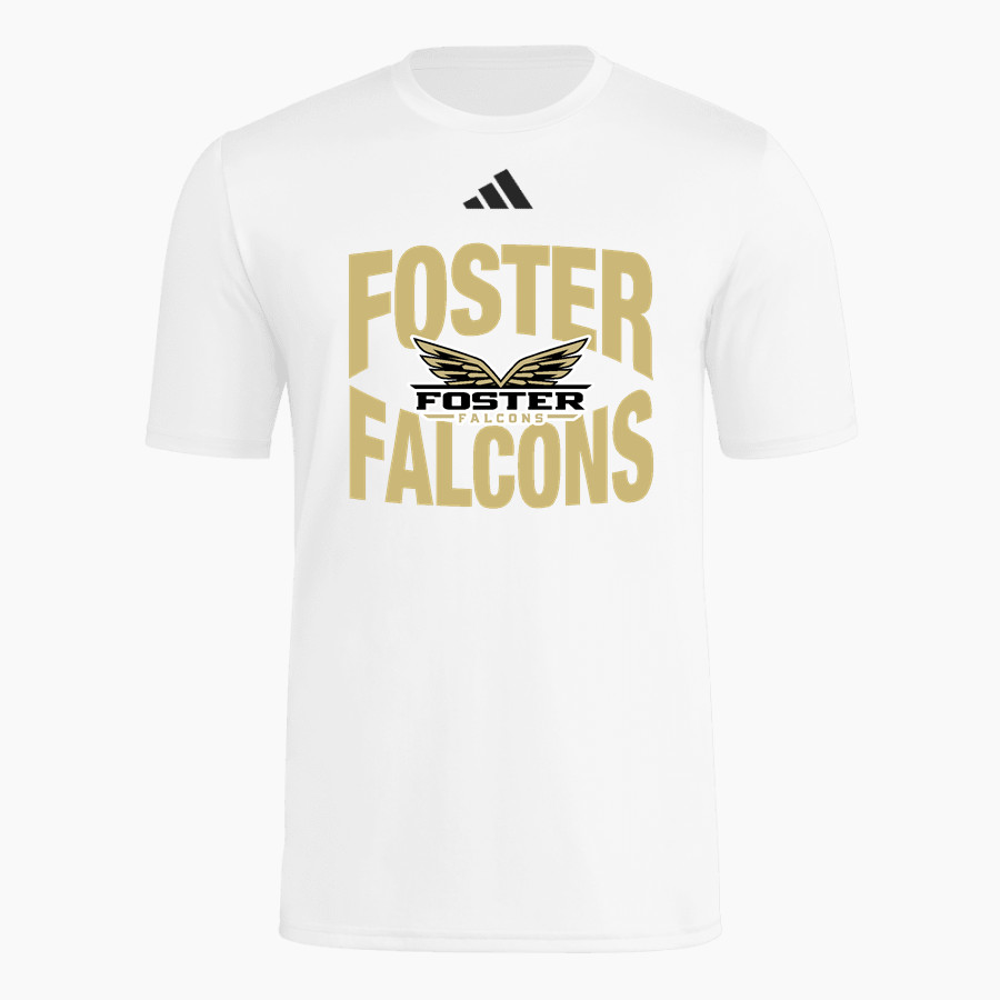 FOSTER HIGH SCHOOL FALCONS <span class="pdp-name-mascot">FOSTER FALCONS</span> adidas Men's Short Sleeve Pregame Tee