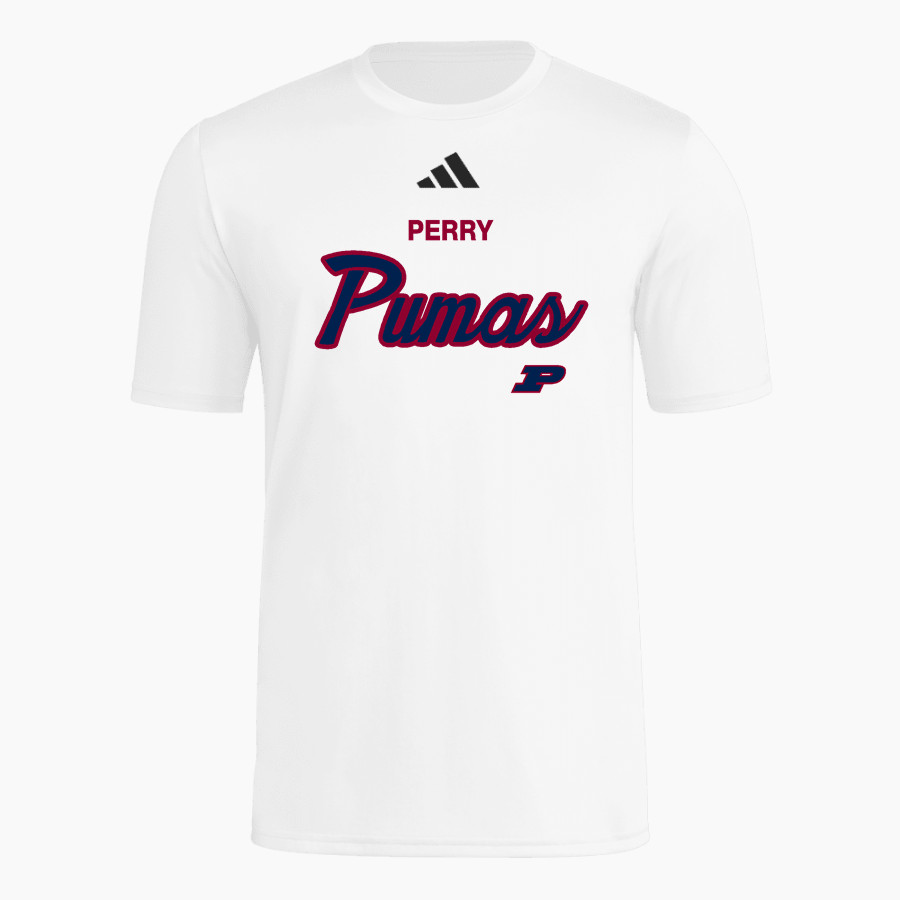 Perry Pumas adidas Men's Short Sleeve Pregame Tee