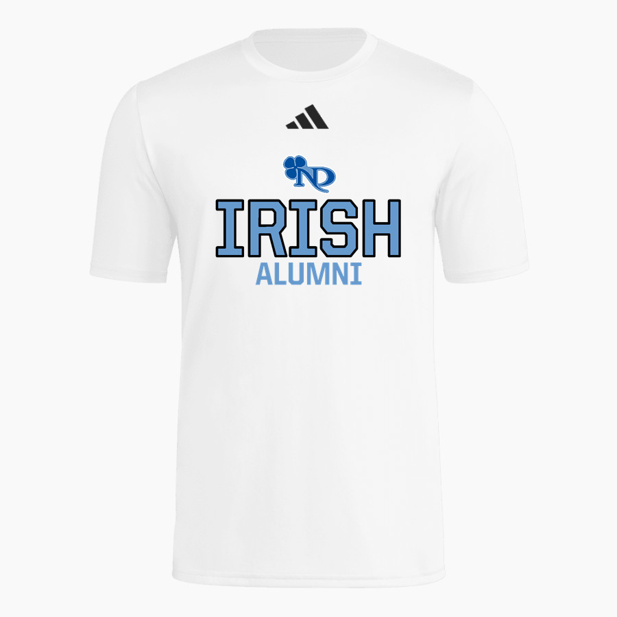 NOTRE DAME HIGH SCHOOL IRISH <span class="pdp-name-mascot">NOTRE DAME IRISH</span> adidas Men's Short Sleeve Pregame Tee