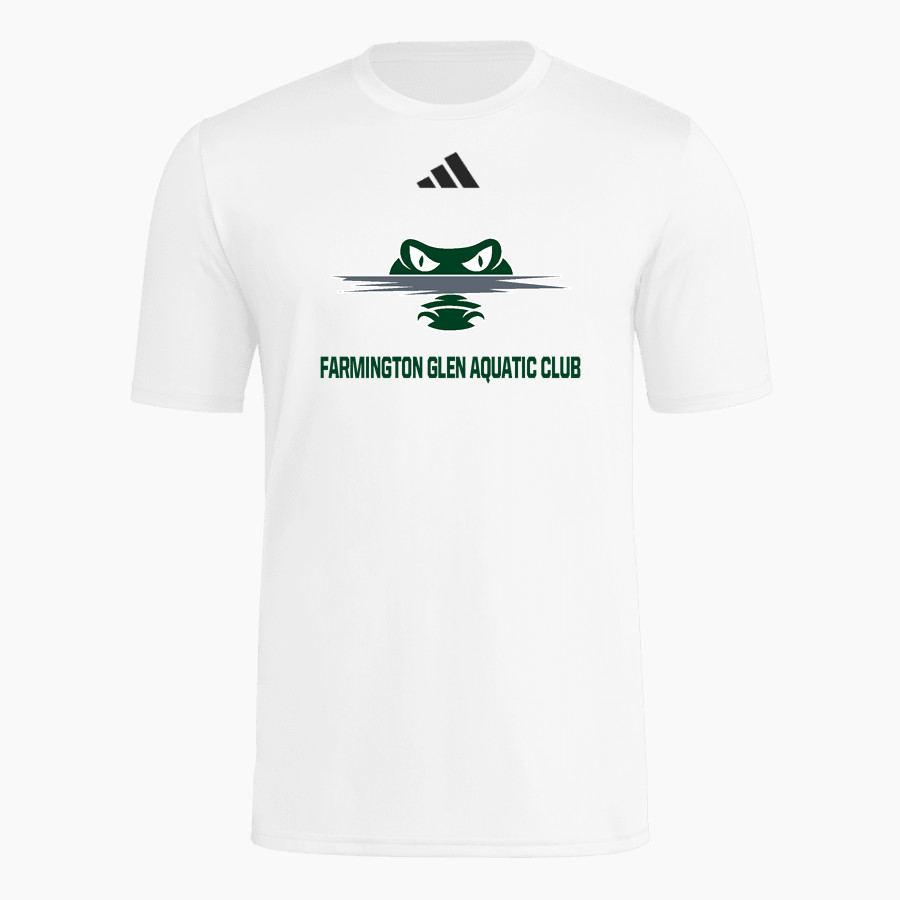 Farmington Glen Aquatic Club adidas Men's Short Sleeve Pregame Tee
