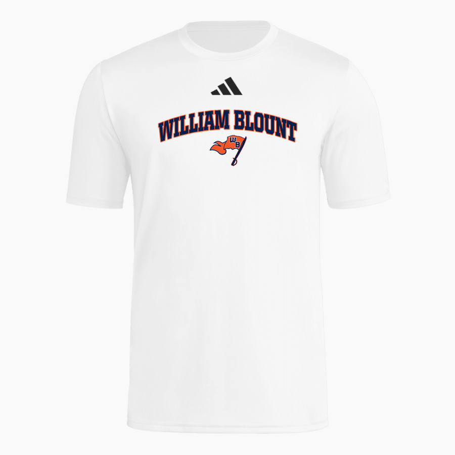 William Blount Governors adidas Men's Short Sleeve Pregame Tee