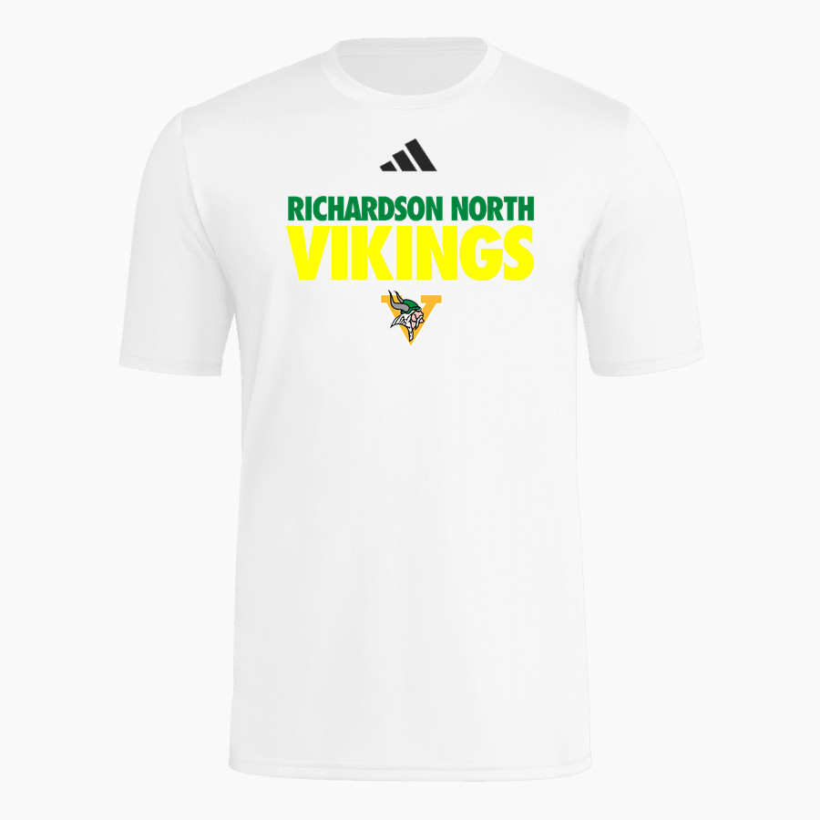 Richardson North Vikings <span class="pdp-name-mascot">Richardson North Vikings</span> adidas Men's Short Sleeve Pregame Tee