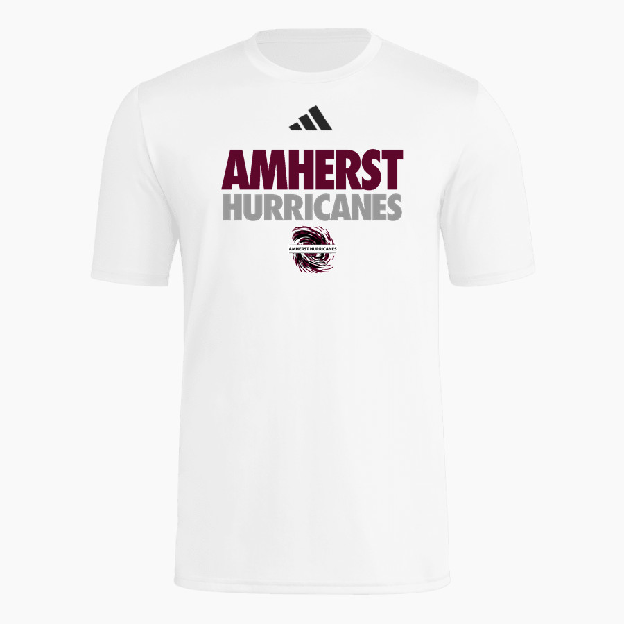 Amherst Hurricanes <span class="pdp-name-mascot">Amherst Hurricanes</span> adidas Men's Short Sleeve Pregame Tee