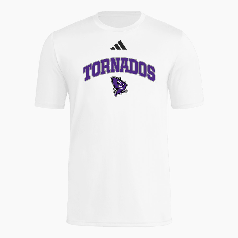 HERBERT HOOVER HIGH SCHOOL TORNADOS adidas Men's Short Sleeve Pregame Tee