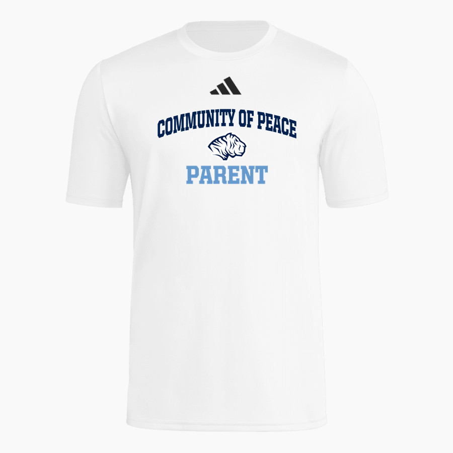 Community Of Peace Tigers adidas Men's Short Sleeve Pregame Tee
