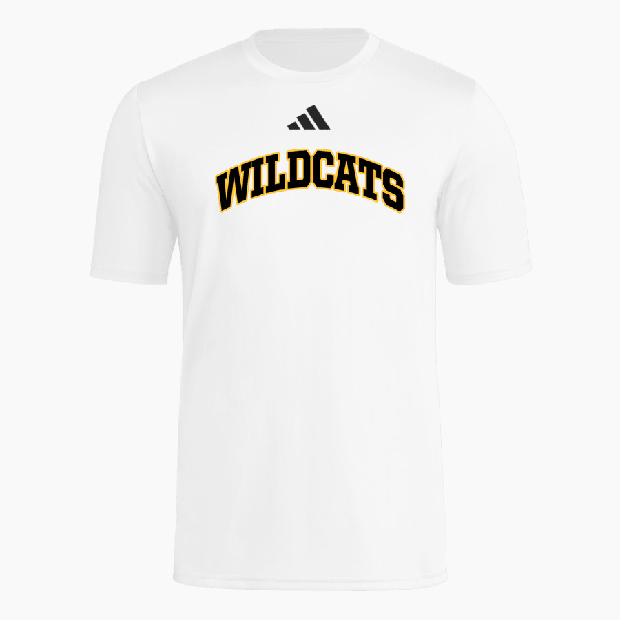 Watson Chapel Wildcats adidas Men's Short Sleeve Pregame Tee