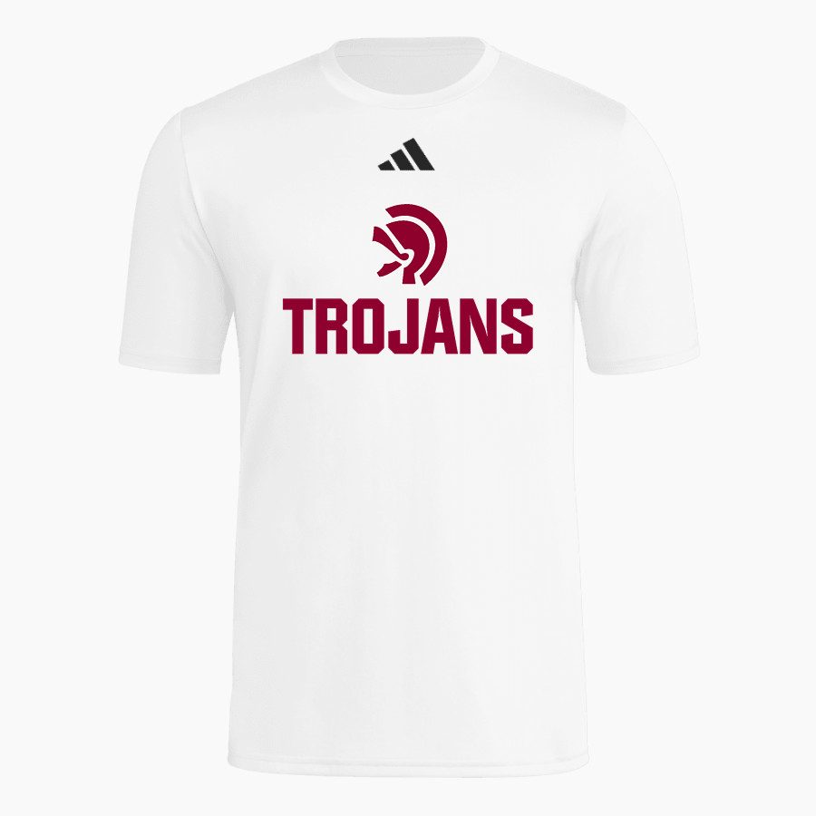 LASSITER HIGH SCHOOL TROJANS adidas Men's Short Sleeve Pregame Tee