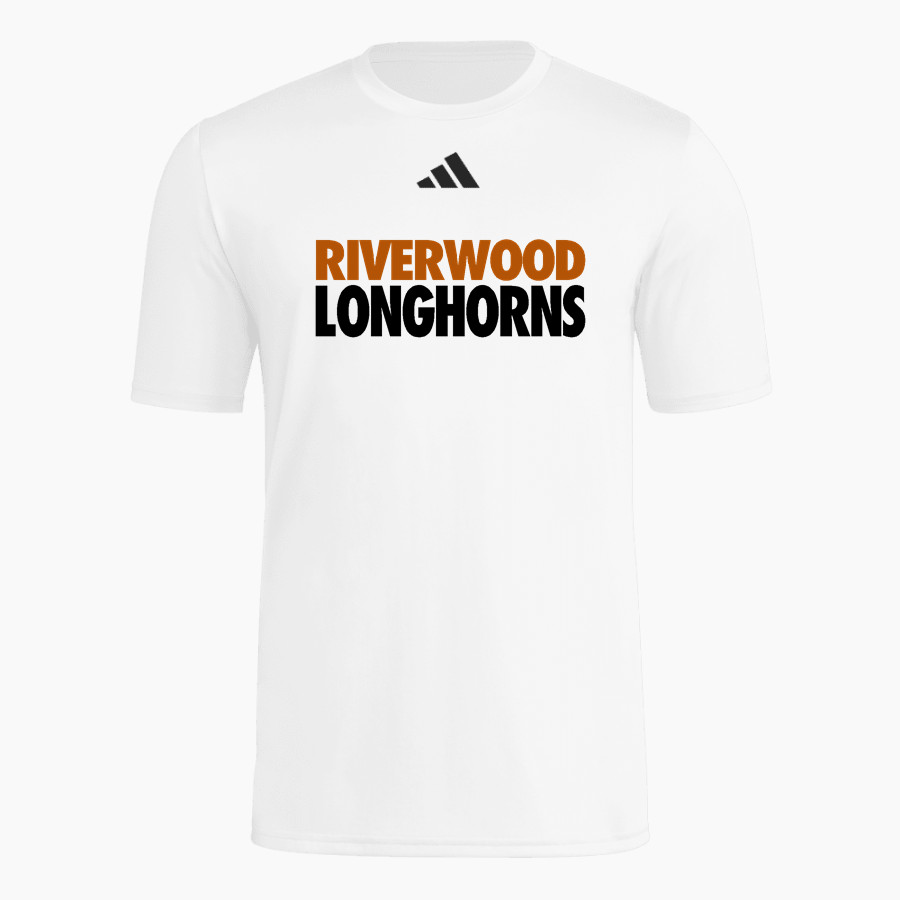 Riverwood Longhorns adidas Men's Short Sleeve Pregame Tee