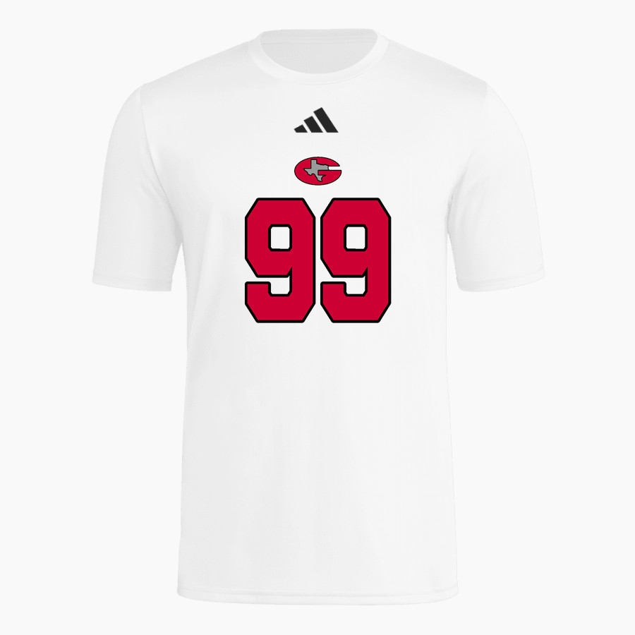GROOM HIGH SCHOOL TIGERS <span class="pdp-name-mascot">GROOM TIGERS</span> adidas Men's Short Sleeve Pregame Tee