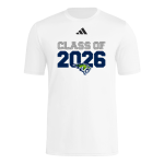 Summit Sabrecats <span class="pdp-name-mascot">Summit School Sabrecats</span> adidas Mens Short Sleeve Pregame Tee Front Thumbnail