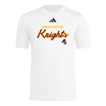 Sunnyside Christian Knights <span class="pdp-name-mascot">Sunnyside Christian Knights</span> adidas Mens Short Sleeve Pregame Tee Front Thumbnail