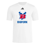 BIGFORK HIGH SCHOOL VIKINGS <span class="pdp-name-mascot">BIGFORK VIKINGS</span> adidas Mens Short Sleeve Pregame Tee Front Thumbnail