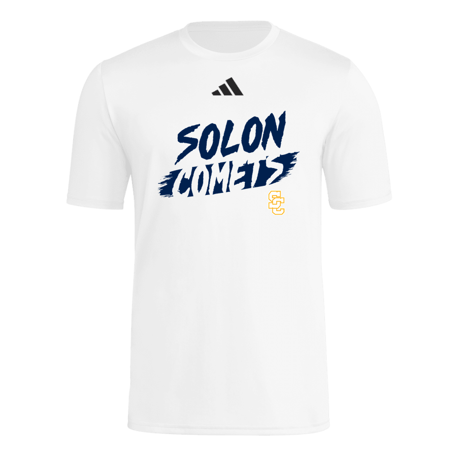 SOLON COMETS The Official Online Store <span class="pdp-name-mascot">SOLON COMETS</span> adidas Mens Short Sleeve Pregame Tee