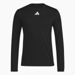 Fire Fastpitch Softball adidas Men's Long Sleeve Pregame Tee Front Thumbnail