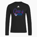 Clarkson-Leigh Patriots adidas Men's Long Sleeve Pregame Tee Front Thumbnail