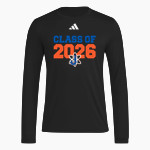 Johnson Atom Smashers adidas Men's Long Sleeve Pregame Tee Front Thumbnail