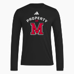 Mount Miguel Matadors adidas Men's Long Sleeve Pregame Tee Front Thumbnail