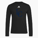 Lynden Christian Lyncs <span class="pdp-name-mascot">LYNDEN CHRISTIAN HIGH SCHOOL Lyncs</span> adidas Men's Long Sleeve Pregame Tee Front Thumbnail