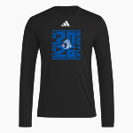 BARTLE Dolphins <span class="pdp-name-mascot">BARTLE ELEMENTARY SCHOOL Dolphins</span> adidas Men's Long Sleeve Pregame Tee Front Thumbnail