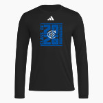 Christendom College Online Store <span class="pdp-name-mascot">Christendom College Crusaders</span> adidas Men's Long Sleeve Pregame Tee Front Thumbnail