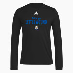 LITTLE WOUND HIGH SCHOOL MUSTANGS <span class="pdp-name-mascot">LITTLE WOUND MUSTANGS</span> adidas Men's Long Sleeve Pregame Tee Front Thumbnail