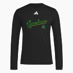 Martin Luther Spartans <span class="pdp-name-mascot">Martin Luther Spartans</span> adidas Men's Long Sleeve Pregame Tee Front Thumbnail