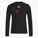 NANIH WAIYA HIGH SCHOOL WARRIORS <span class="pdp-name-mascot">NANIH WAIYA WARRIORS</span> adidas Men's Long Sleeve Pregame Tee Front Thumbnail