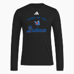 Bleyl Brahmas <span class="pdp-name-mascot">Bleyl Brahmas</span> adidas Men's Long Sleeve Pregame Tee Front Thumbnail