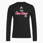 AURORA HIGH SCHOOL HOUN DAWGS <span class="pdp-name-mascot">AURORA HOUN DAWGS</span> adidas Men's Long Sleeve Pregame Tee Front Thumbnail