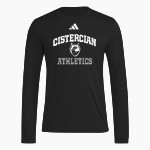 CISTERCIAN PREPARATORY SCHOOL HAWKS adidas Men's Long Sleeve Pregame Tee Front Thumbnail