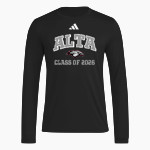 ALTA HIGH SCHOOL HAWKS <span class="pdp-name-mascot">ALTA HAWKS</span> adidas Men's Long Sleeve Pregame Tee Front Thumbnail