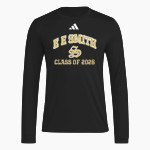 E E SMITH HIGH SCHOOL GOLDEN BULLS <span class="pdp-name-mascot">E E SMITH GOLDEN BULLS</span> adidas Men's Long Sleeve Pregame Tee Front Thumbnail