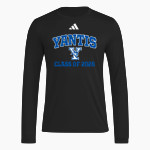 YANTIS HIGH SCHOOL OWLS adidas Men's Long Sleeve Pregame Tee Front Thumbnail