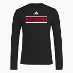 MEADVILLE HIGH SCHOOL BULLDOGS adidas Men's Long Sleeve Pregame Tee Front Thumbnail