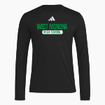WEST MONONA HIGH SCHOOL SPARTANS <span class="pdp-name-mascot">WEST MONONA SPARTANS</span> adidas Men's Long Sleeve Pregame Tee Front Thumbnail