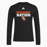 William Blount Governors adidas Men's Long Sleeve Pregame Tee Front Thumbnail