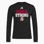 Swegle Eagles <span class="pdp-name-mascot">Swegle Elementary School Eagles</span> adidas Men's Long Sleeve Pregame Tee Front Thumbnail