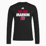 Marion Patriots adidas Men's Long Sleeve Pregame Tee Front Thumbnail