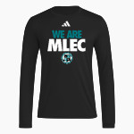 Miami Lakes Jaguars adidas Men's Long Sleeve Pregame Tee Front Thumbnail