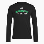 EVERGREEN PARK HIGH SCHOOL MUSTANGS <span class="pdp-name-mascot">EVERGREEN PARK MUSTANGS</span> adidas Men's Long Sleeve Pregame Tee Front Thumbnail