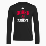 DOVER HIGH SCHOOL LONGHORNS adidas Men's Long Sleeve Pregame Tee Front Thumbnail