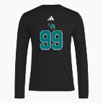 ORANGE COVE HIGH SCHOOL TITANS <span class="pdp-name-mascot">ORANGE COVE TITANS</span> adidas Men's Long Sleeve Pregame Tee Front Thumbnail