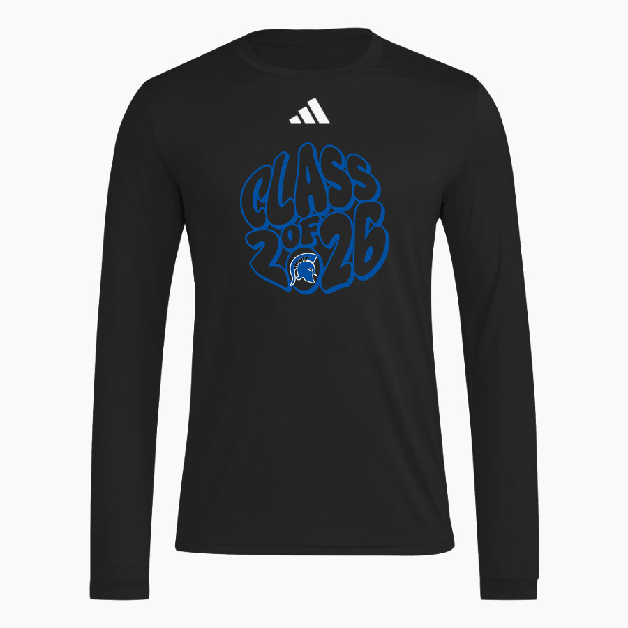 CENTENNIAL HIGH SCHOOL SPARTANS <span class="pdp-name-mascot">CENTENNIAL SPARTANS</span> adidas Men's Long Sleeve Pregame Tee