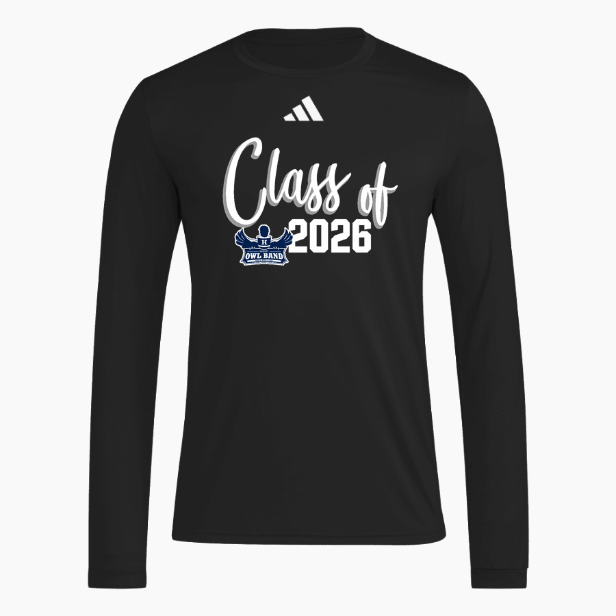 HONDO HIGH SCHOOL OWLS <span class="pdp-name-mascot">HONDO OWLS</span> adidas Men's Long Sleeve Pregame Tee