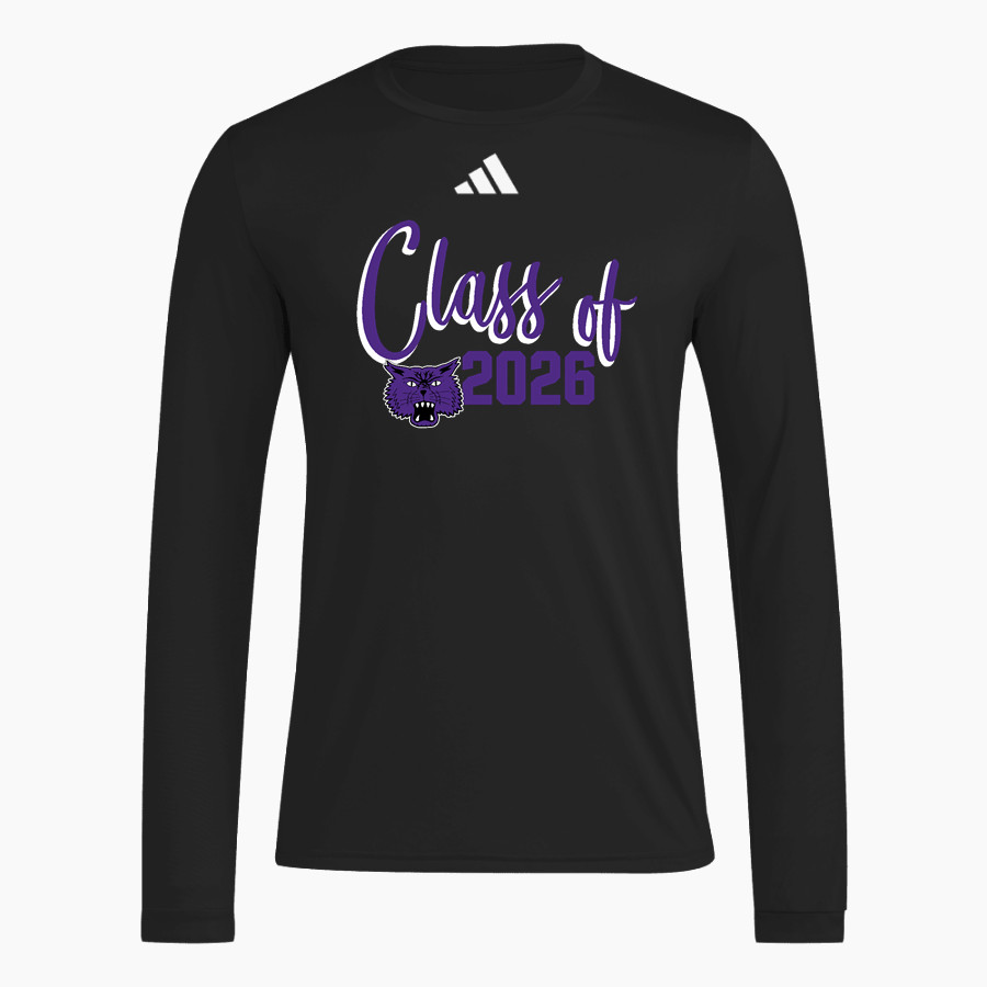 MUNCIE CENTRAL HIGH SCHOOL BEARCATS adidas Men's Long Sleeve Pregame Tee