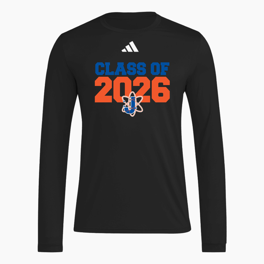 Johnson Atom Smashers adidas Men's Long Sleeve Pregame Tee