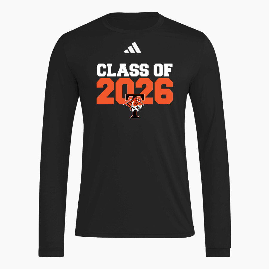 Tech High School Tigers <span class="pdp-name-mascot">Tech High School</span> adidas Men's Long Sleeve Pregame Tee