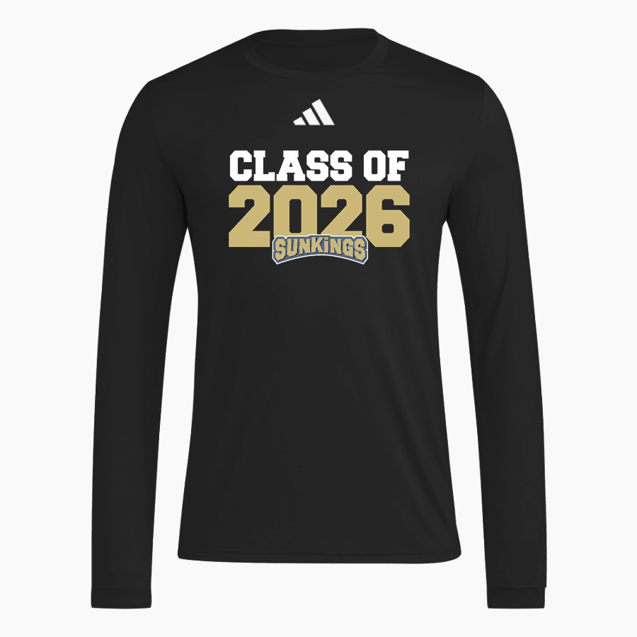 Yakima Sunkings Sunkings <span class="pdp-name-mascot">Yakima Sunkings</span> adidas Men's Long Sleeve Pregame Tee