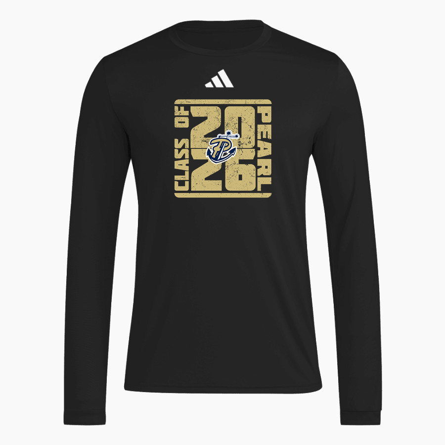 PEARL HIGH SCHOOL PIRATES <span class="pdp-name-mascot">PEARL PIRATES</span> adidas Men's Long Sleeve Pregame Tee