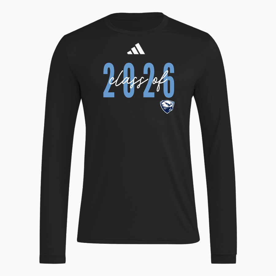 Hamilton Heights Hawks <span class="pdp-name-mascot">Hamilton Heights Christian Academy Hawks</span> adidas Men's Long Sleeve Pregame Tee